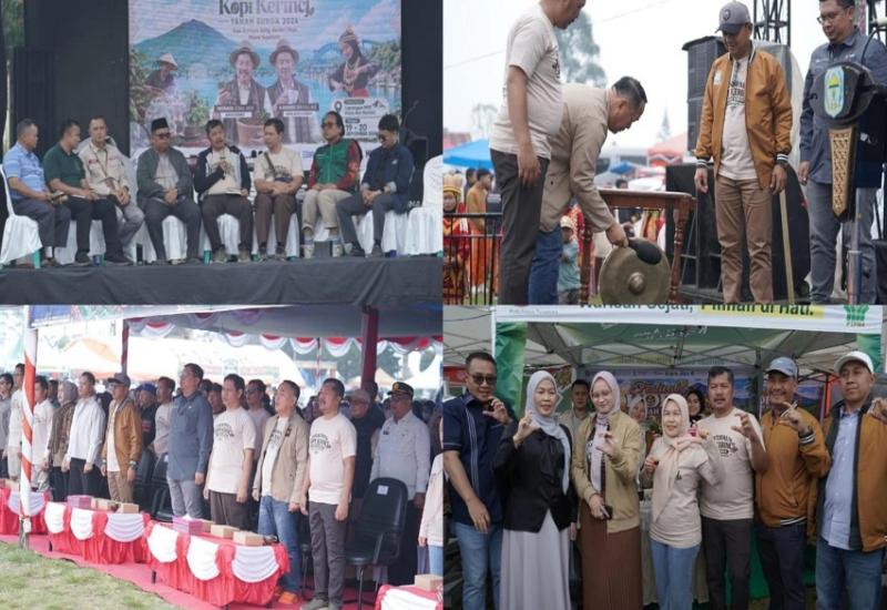 Buka Festival Kopi Kerinci 2026, Bupati Monadi Ajak Generasi Muda Kerinci Kuasai Ekosistem Industri Kopi modern