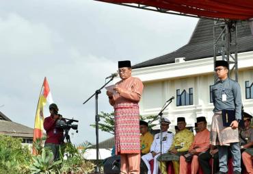 Upacara peringatan HUT Provinsi Jambi ke-62.