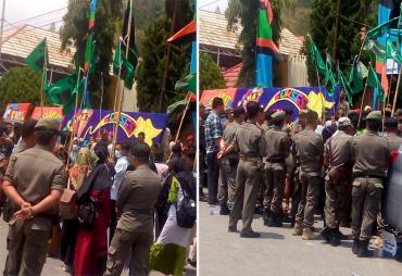 HUT Ke 61 Kabupaten Kerinci Diwarnai Demo HMI