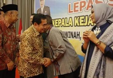 Wako AJB Hadiri Pisah Sambut Kajati Jambi