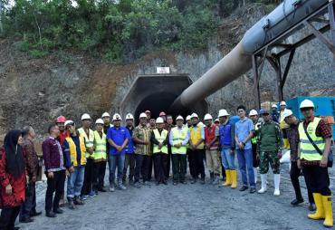 Fachrori Tinjau Pembangunan PLTA Batang Merangin Kerinci