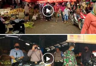 Screnshot Vidio Sosialisasi Pembatasan Jam Operasional Pasar