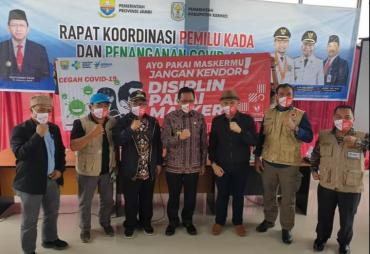 Pemkab Kerinci Ikuti Rakor Pemilukada dan Penanganan Covid-19 Bersama Pj Gubernur Jambi