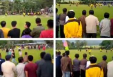 Tidak Mengantonggi Izin Dan Langgar Prokes, Bentrok Mewarnai Final Sepakbola Tarkam Semurup akan di laporkan ke polres kerinci