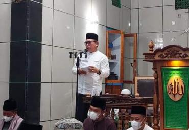 Di Masjid Baitunnur 4 Desa Sungai Liuk, Pemkot Sungai Penuh Gelar Safari Ramadhan