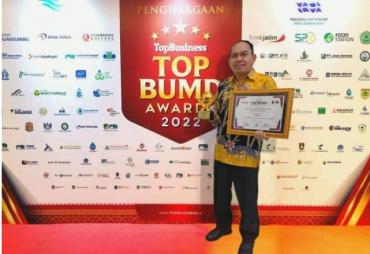 Penghargaan Top BUMD Award 2022 Kembali Diraih Oleh Perumda Tirta Sakti