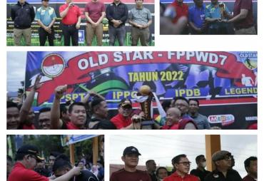 Sangat Apresiasi, Wako Ahmadi Dan Wawako Antos Hadiri Grand Final Turnamen Old Stars FPPWD7 