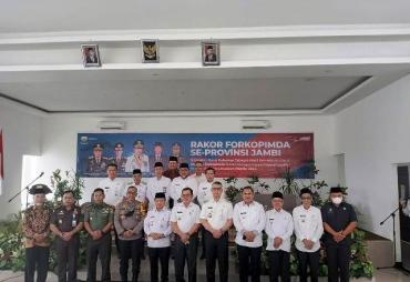 Gubernur Al Haris Buka Rakor Forkopimda di Sungai Penuh