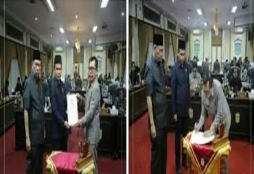 Dewan Perwakilan Rakyat Daerah (DPRD) Kota Sungai Penuh menggelar Rapat   Paripurna dengan agenda Pandangan Akhir Fraksi terhadap Ranperda APBD 2023 Kota Sungai   Penuh di ruang rapat gedung DPRD Sungai Penuh, Selasa (29/11).
