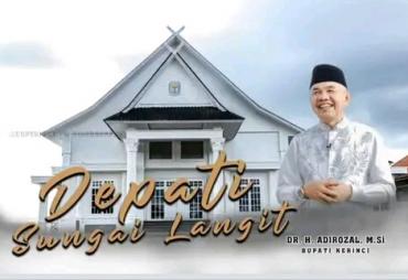 Bupati Kerinci Bersama TVRI Nasional Produksi Program Acara Jejak Islami di Sungai Langit.