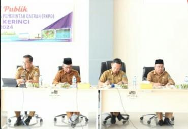 Pemkab Kerinci Laksanakan Konsultasi Publik Rancangan Awal RKPD