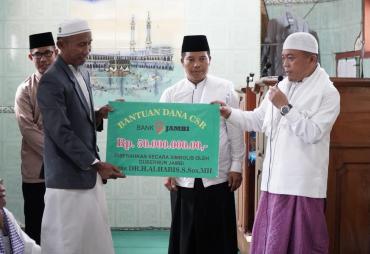 Peletakan Batu Pertama, AL Haris Ajak Masyarakat Makmurkan Masjid Jami’ At Taqwa