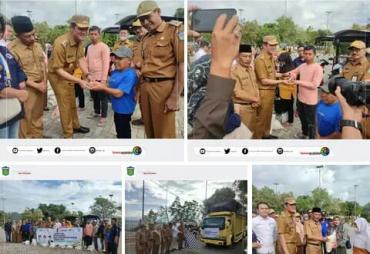 Wawako Antos Serahkan Bantuan Pangan Untuk 6.271 Jiwa