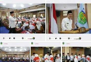 Wawako Antos Lepas 116 Jemaah Calon Haji Kota Sungai Penuh