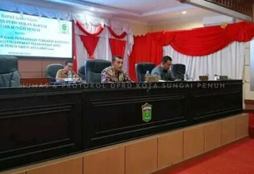 Laporan Hasil Ranperda, DPRD Kota Sungai Penuh laksanakan Rapat Gabungan