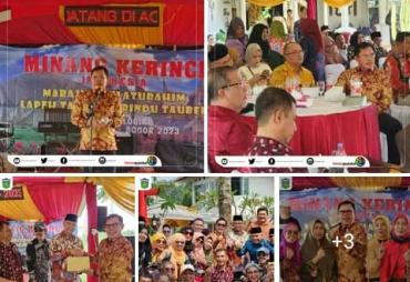 Wako Ahmadi Hadiri Silaturrahmi Bersama Keluarga Besar Minang Kerinci 