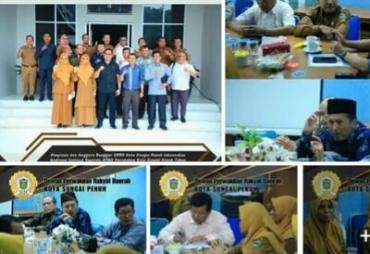DPRD Sungai Penuh Audensi Ke BPKAD Pesisir Selatan, Bahas Raperda APBD Perubahan Kota Sungai Penuh TA 2023