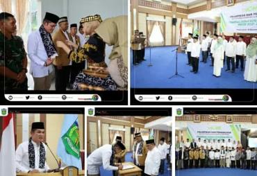Wawako Antos Hadiri Pelantikan Dan Pengukuhan ICMI Kota Sungai Penuh