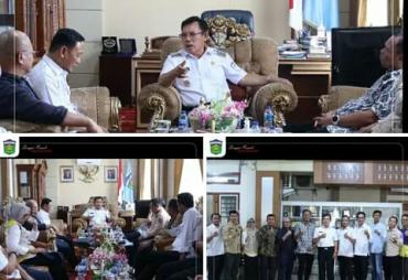 Wako Ahmadi Sambut Kedatangan Kepala BWS Sumatera VI Jambi, Ini Pembebasannya