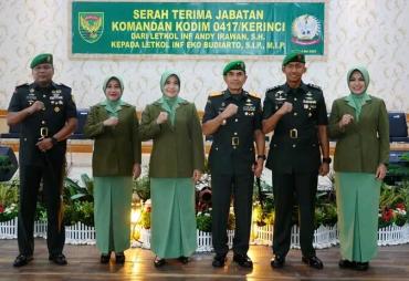 Dandim 0417/Kerinci Laksanakan Serah Terima Jabatan