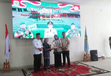 Penuh Haru, PJ Bupati Kerinci Hadiri Pisah Sambut Kodim 0417/Kerinci