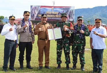 Pj. Bupati Kerinci Asraf Pimpin Upacara Pembukaan TMMD Ke-120 Kodim 0417/Kerinci