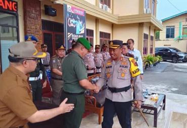 Jalin Sinergi Dengan Polri, Kasdim 0417/Kerinci Hadiri Upacara Patuh Polres Kerinci TA 2024