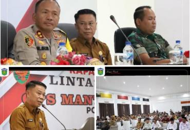 Sekda Alpian Hadiri Rakor Pengamanan Pilkada Serentak Tahun 2024