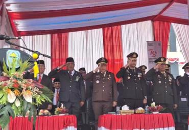 Dandim 0417/Kerinci Ikuti Upacara HUT Ke-79 Kemerdekaan Republik Indonesia