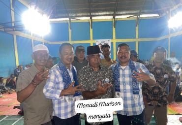 Ketua Adat Dari Tiga Desa Kecamatan Keliling Danau, Pasang Badan Dukung Monadi-Murison Pemimpin Kerinci
