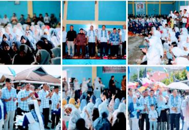 Antusias Warga Dukung Monadi – Murison, Menyala di Pulau Tengah