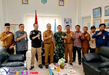Wabup Murison Terima Kunjungan Satgas Swasembada Pangan Mabes TNI AD Wilayah Sumatra