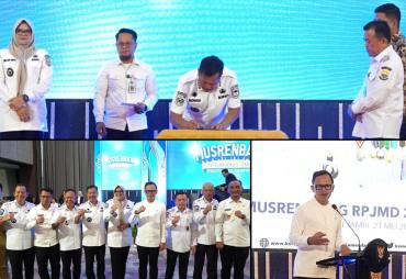 Momentum Satukan Visi Pembangunan Daerah, Bupati Monadi Hadiri Musrenbang RPJMD Provinsi Jambi