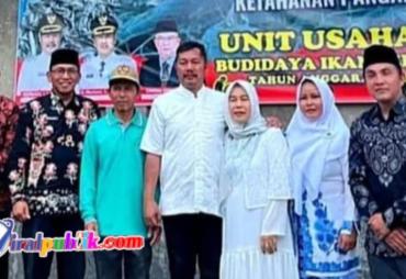 Bupati Monadi Kunjungi BumDes Pemanfaatan Budidaya Ikan 