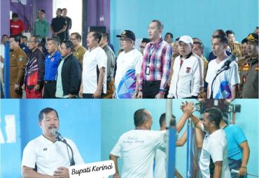 Bupati Monadi Resmi Buka Turnamen Bulutangkis Bupati Cup II Tahun 2025, Meriahkan HUT RI ke-80