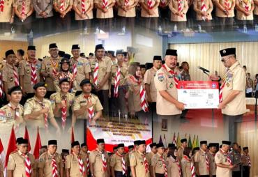 Sekda Provinsi Jambi Lantik Pengurus Gerakan Pramuka Kerinci Masa Bakti 2025-2030