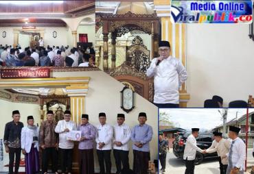 Wako Alfin dan Wawako Azhar Hamzah Laksanakan Safari Jum’at Di Pendung Hiang