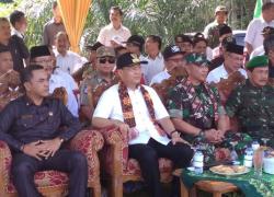 Plt Gubernur menghadiri Kegiatan Upacara Pembukaan TMMD Ke-100 T.A.2017 Kodim 0407/Bengkulu