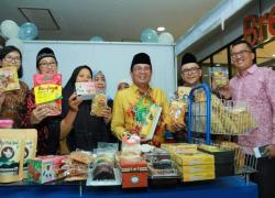 Pelaksana Tugas (Plt) Gubernur Jambi Fachrori Umar saat membuka Jambi Syariah Expo 2018.