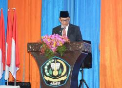 Sambutan Sekretaris Daerah Provinsi Jambi Drs.H.M.Dianto dalam acara Wisuda Sarjana Strata Satu (S1) Angkatan Ke-XVIII Program Studi Manajemen dan Akuntansi Tahun Akademik 2018/2019 Sekolah Tinggi Ilmu Ekonomi (STIE) Jambi .