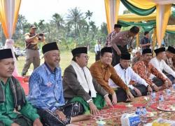 Acara Apresiasi Seni Santri Ponpes An Nur, yang diselenggarakan dihalaman Pondok Pesantren An Nur di Desa Tangkit Kecamatan Sungai Gelam, Sabtu (26/1/2019).