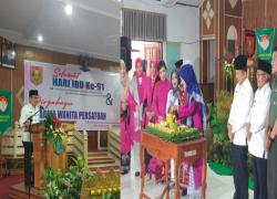 Bupati Adirozal Hadiri Hari Ibu Dan Hari Dharma Wanita 