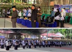 Bupati Adirozal Pimpin Upacara Peringatan HGN dan HUT PGRI ke-75