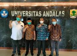 Bupati Kabupaten Kerinci Dr. H. Adirozal, MSi Bekunjung ke UNAND di Kampus Limau Manis Padang