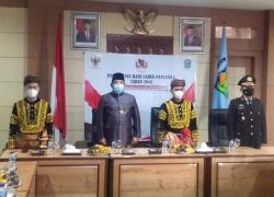 Walikota Sungai Penuh Ikuti Upacara Virtual Peringatan Hari Lahir Pancasila
