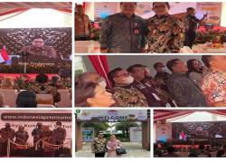 Walikota Ahmadi Zubir didampingi Ketua TP- PKK Herlina Ahmadi menghadiri Indonesia Premium Coffee Expo & Forum 2022 di Lapangan Banteng Sawah Besar Jakarta, Jum'at (24/6).