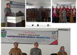 Wako Ahmadi Buka Sosialisasi Peserta Bantuan Program Keluarga Harapan (PKH)