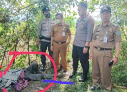 Heboh, Warga Lingkungan Satu Temukan Mayat Ditepi Sawah