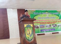 Bupati Kabupaten Bungo H. Mashuri menghadiri halal bihalal 1443 H   dalam rangka memperdalam, mempererat, menambah rasa persatuan serta untuk   memperkuat sesama saudara dan silaturahim bersama Ikatan Keluarga Besar Dusun   Panjang (IKBDPS) di gedung Dharmawanita Kabupaten Bungo, Minggu (05/06). 