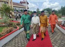Wakil Walikota Sungai Penuh Alvia Santoni (Antos) menghadiri Rapat   Paripurna Istimewa Dewan Perwakilan Rakyat (DPRD) Kabupaten Batang Hari dalam rangka   memperingati Hari Ulang Tahun Kabupaten Batang Hari Ke -74 Tahun 2022 di Aula Kantor   DPRD Kabupaten Batang Hari, Kamis (1/12).